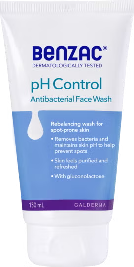 Benzac pH Control Antibacterial Face Wash